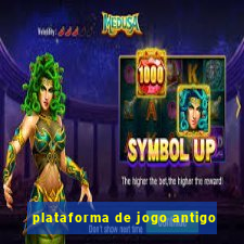 plataforma de jogo antigo